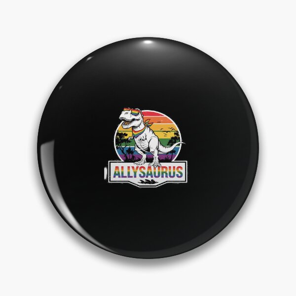 Item preview, Allysaurus Dinosaur Rainbow Flag For Ally LGBT Pride  designed and sold by CombatTask.