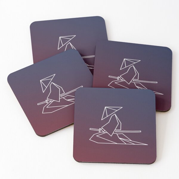 Item preview, Lining drawing of resting samurai  designed and sold by NivyasArtistry.