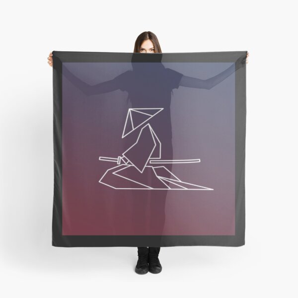 Item preview, Lining drawing of resting samurai designed and sold by NivyasArtistry.