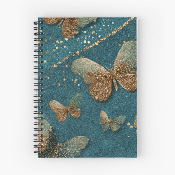 Item preview, Transformative Teal & Golden Flutter designed and sold by Ewa Miller.