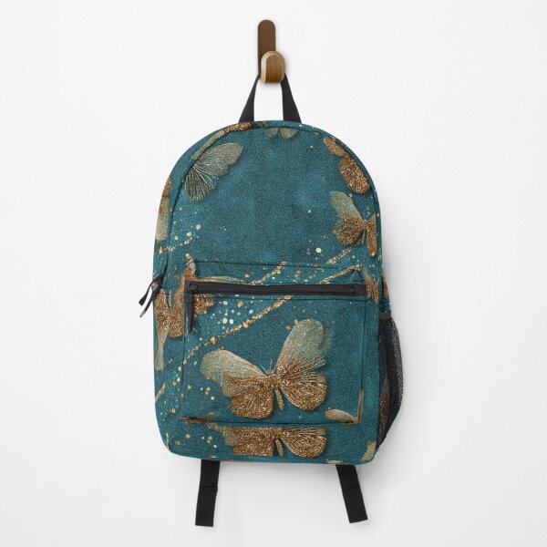 Item preview, Transformative Teal & Golden Flutter designed and sold by Ewa Miller.