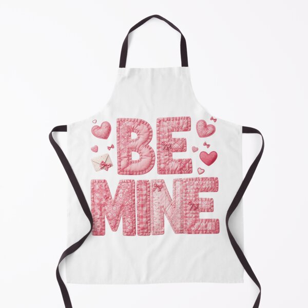Item preview, Be Mine – Cute Valentine’s Day Patchwork Heart Typography designed and sold by Activity01.