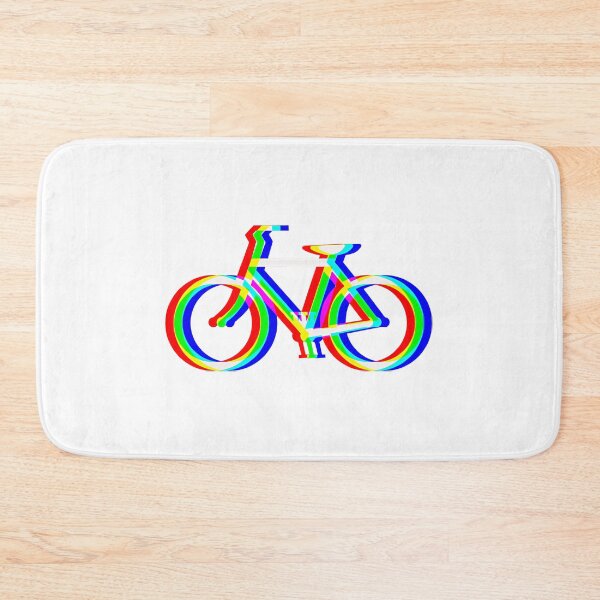 Item preview, Trippy RBG Rainbow Bicycle Art Hallucination Colorful Bike Artwork Design designed and sold by Space Ghettos.