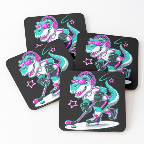 Item preview, Ice Hockey Dinosaur Boy Player Sport Love T-Rex Girl  designed and sold by CombatTask.