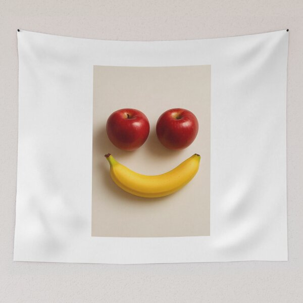 Item preview, A smiling face made of fruit designed and sold by TorTours shop.