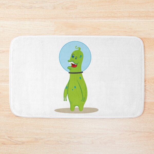 Item preview, Illustration of a green alien mascot, an alien with a helmet designed and sold by LucianoCosmo.