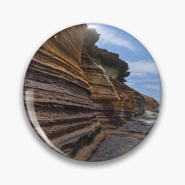 Item preview, Volcanic cliff at Playa Amarilla designed and sold by Imagerisium.