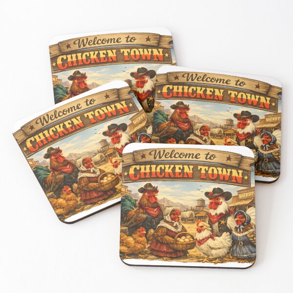 Item preview, Welcome to Chicken Town designed and sold by Smiletribe.