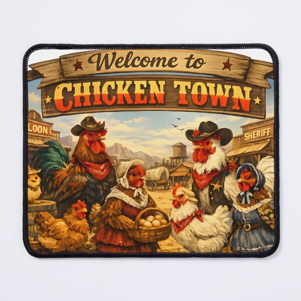 Item preview, Welcome to Chicken Town designed and sold by Smiletribe.