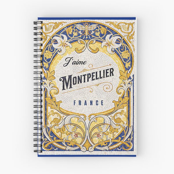 Item preview, J’aime Montpellier – Elegant French Mosaic City Art designed and sold by FrancophileFun.