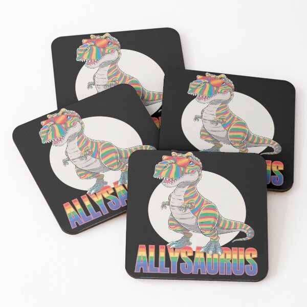 Item preview, LGBT Dinosaur T Rex Gay Pride Dino Allysaurus Rainbow 1  designed and sold by CombatTask.