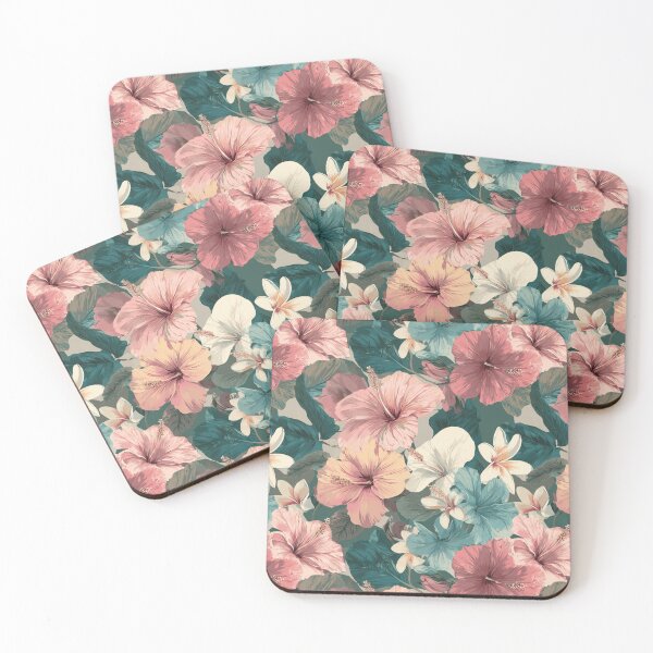 Item preview, Minimalistic Tropical Flower Print  - Botanical Garden Pattern  - Birthday Gifts For Husband designed and sold by RoyalStarsPatts.