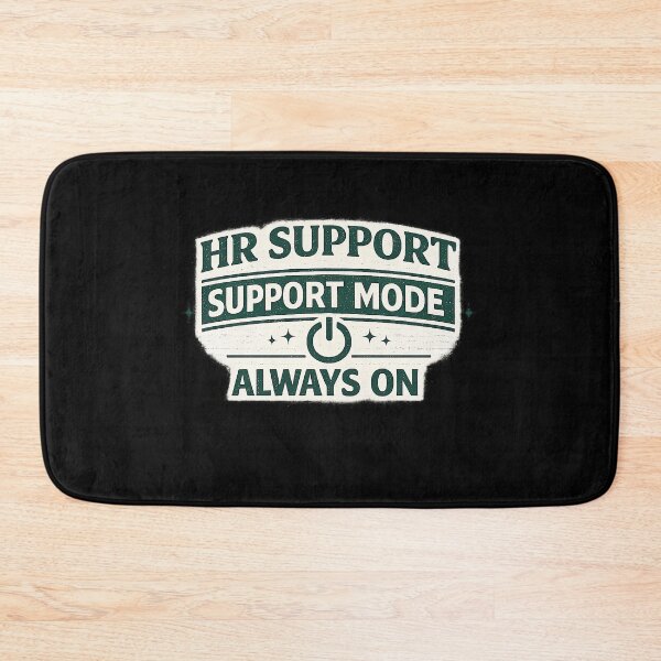 Item preview, HR Support: Support Mode Always On - Funny HR Retro Design designed and sold by Work Life Tees.