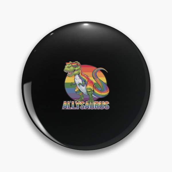 Item preview, LGBT Dinosaur T Rex Gay Pride Dino Allysaurus Rainbow 2  designed and sold by CombatTask.