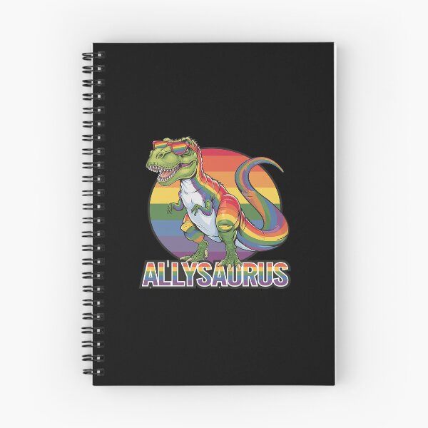 Item preview, LGBT Dinosaur T Rex Gay Pride Dino Allysaurus Rainbow 2  designed and sold by CombatTask.
