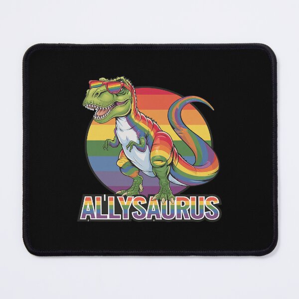 Item preview, LGBT Dinosaur T Rex Gay Pride Dino Allysaurus Rainbow 2  designed and sold by CombatTask.
