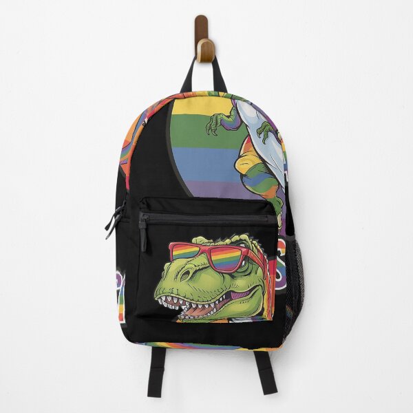 Item preview, LGBT Dinosaur T Rex Gay Pride Dino Allysaurus Rainbow 2 designed and sold by CombatTask.