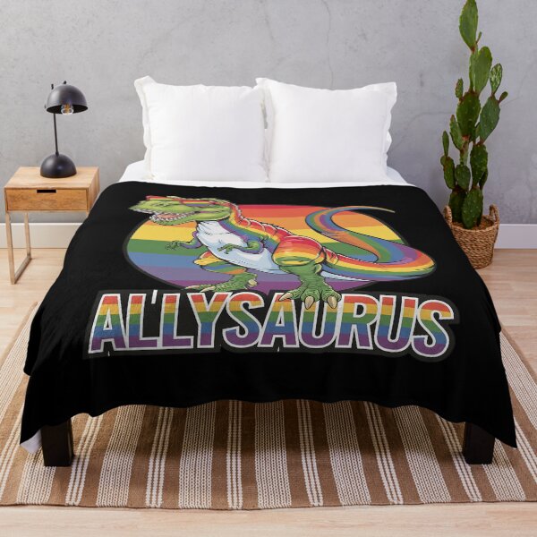 Item preview, LGBT Dinosaur T Rex Gay Pride Dino Allysaurus Rainbow 2  designed and sold by CombatTask.