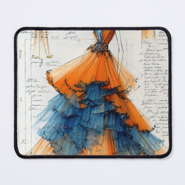 Item preview, Enchanted Evening Gown Sketch designed and sold by Venon28.
