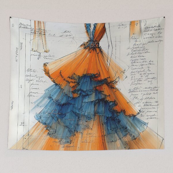 Item preview, Enchanted Evening Gown Sketch designed and sold by Venon28.