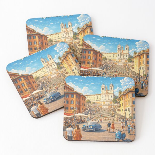 Item preview, Urban Summertime Dreams - SPANISH STAIRCASE - Rome Greetings designed and sold by Earth Celebration Designs.