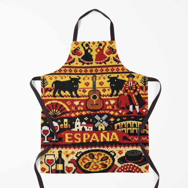 Item preview, Spain Knitting Pattern Flamenco Bullfight Paella Design designed and sold by Mauswohn.