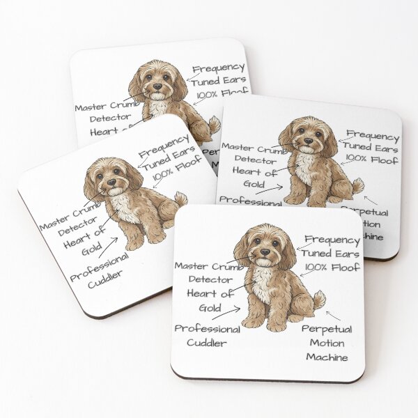 Item preview, Funny Cockapoo Anatomy - Unique Gift for Dog Moms designed and sold by RNTStudio.