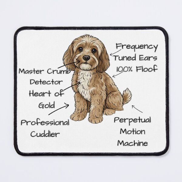 Item preview, Funny Cockapoo Anatomy - Unique Gift for Dog Moms designed and sold by RNTStudio.