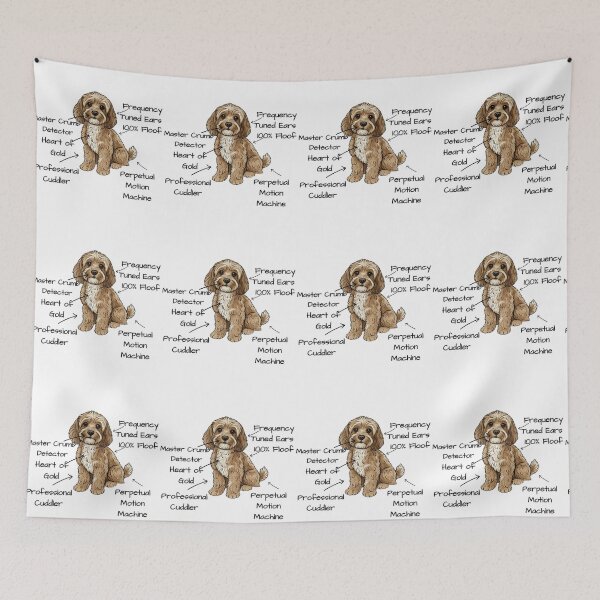 Item preview, Funny Cockapoo Anatomy - Unique Gift for Dog Moms designed and sold by RNTStudio.