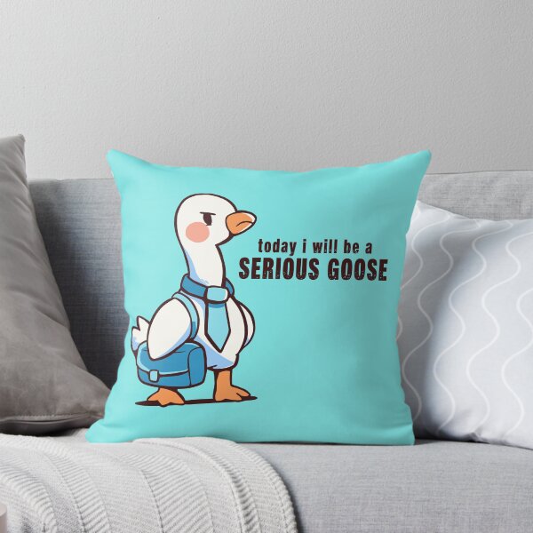 Item preview, Today I Will be a Serious Goose designed and sold by TechraNova.