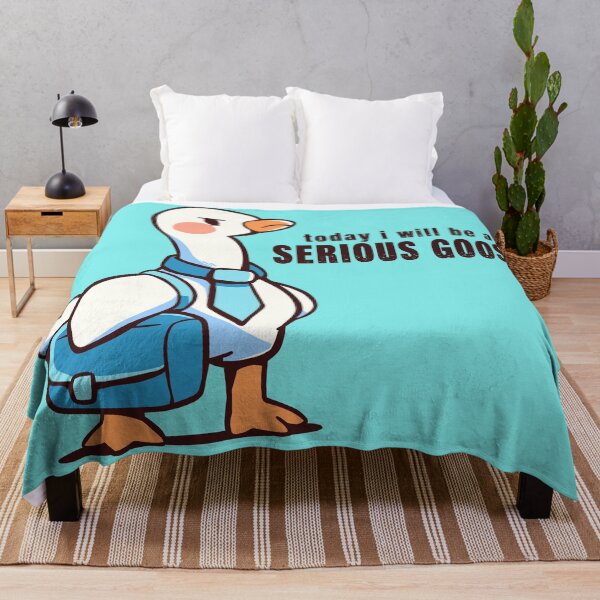 Item preview, Today I Will be a Serious Goose designed and sold by TechraNova.