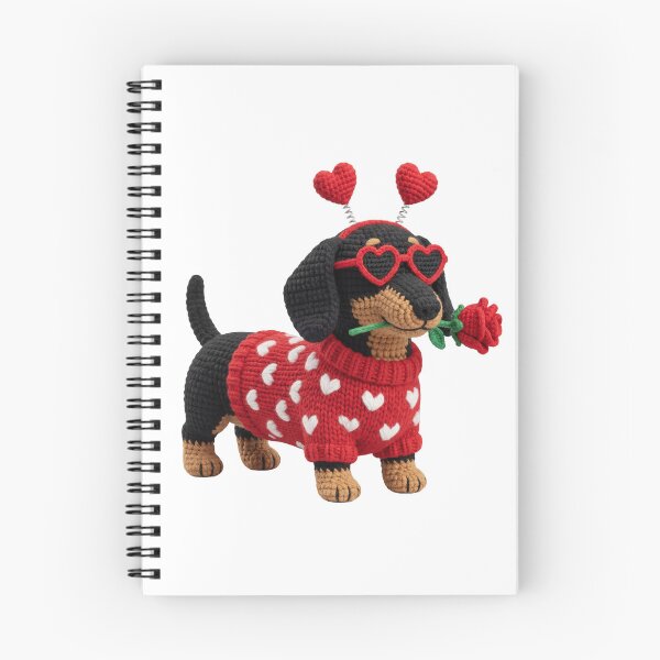 Item preview, Cute valentine's dachshund  dog. designed and sold by ShazellArt.