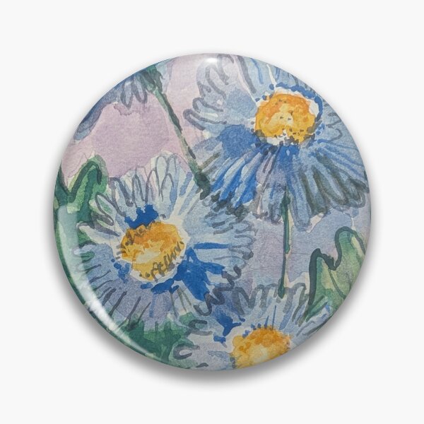 Item preview, Blue Cornflowers Original Watercolor designed and sold by Kara Draws.