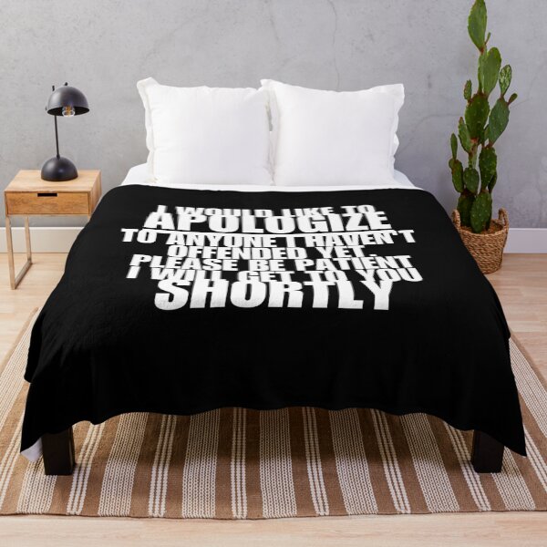 Item preview, Funny Apology designed and sold by w66aboo.