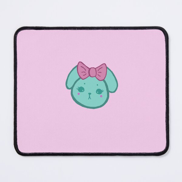 Item preview, Cute Blue Bunny with Pink Bow designed and sold by beautifulprince.