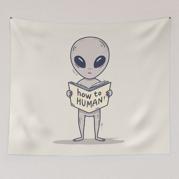 Item preview, Alien's Quest for Humanity designed and sold by Venon28.