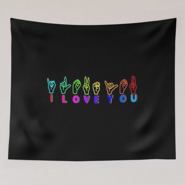 Item preview, Colorful confession drawing with sign language  designed and sold by NivyasArtistry.