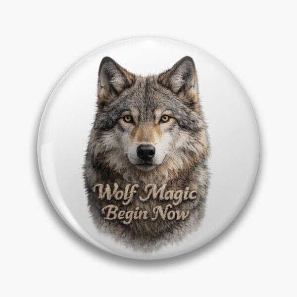 Artikelvorschau, Wolfsmagie beginnt jetzt – Typografie-Kunst mit wildem Wolfsgeist entworfen und verkauft von LoveLaxmi Arts.