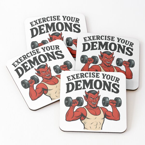 Item preview, Workout Demon - Exercise Your Demons designed and sold by ZBIFBOUETLA.