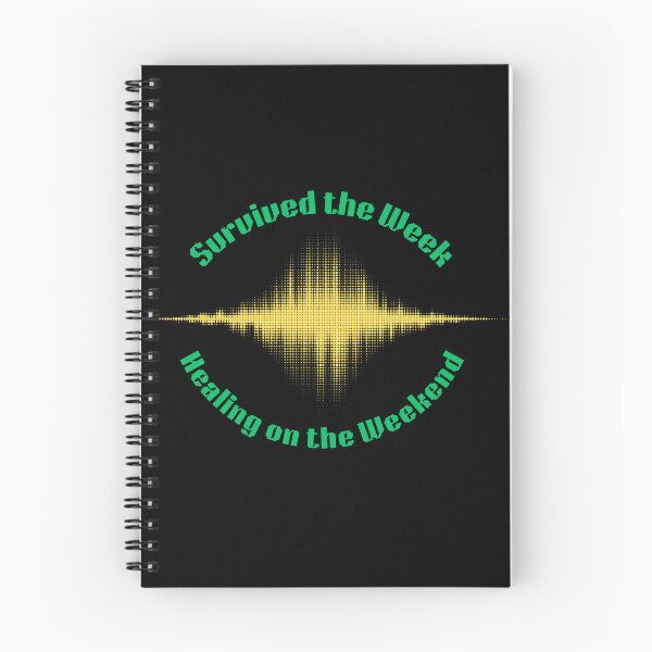 Item preview, Survived the Week Healing on the Weekend Mental Health Quote Design designed and sold by AdicretorDesign.