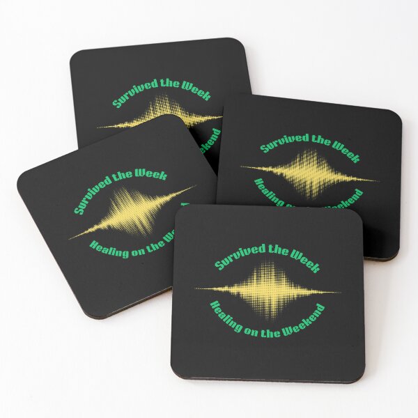 Item preview, Survived the Week Healing on the Weekend Mental Health Quote Design designed and sold by AdicretorDesign.