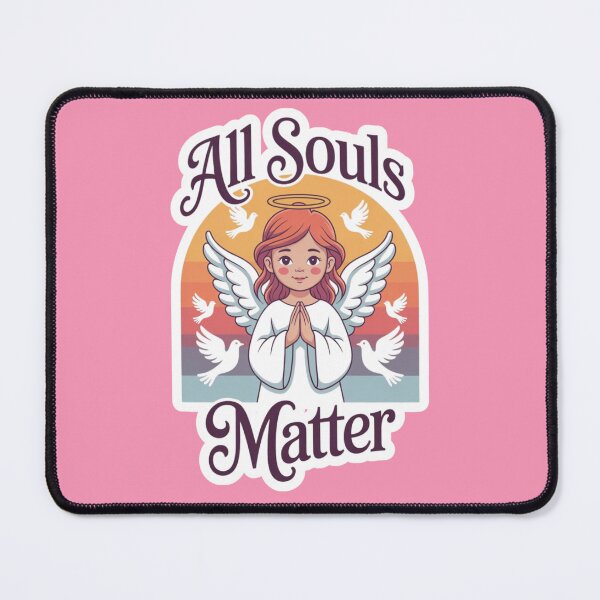 Item preview, All Souls Matter – Angelic Faith-Based Design with Doves and Sunset designed and sold by GFamilyC.