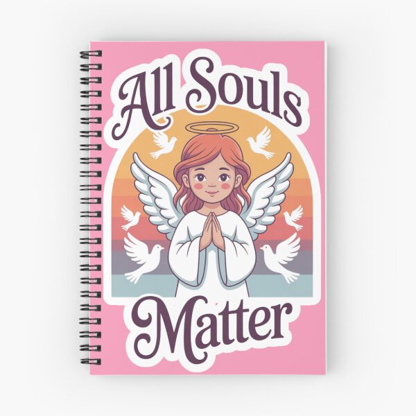 Item preview, All Souls Matter – Angelic Faith-Based Design with Doves and Sunset designed and sold by GFamilyC.