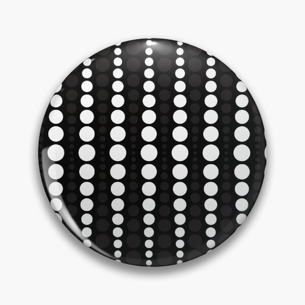 Item preview, Dark Grey and White Polka Dots on Black  designed and sold by POLKAIWERX.