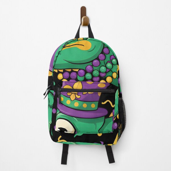Item preview, Mardi Gras Six Seven Bruh Mardigator Chameleon 6 7 Meme Boys designed and sold by DrawHandArt.