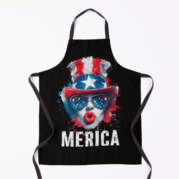 Item preview, Merica Girl Sunglasses USA Flag Hat Patriotic 4th of July designed and sold by Anastasiia Yurevych.