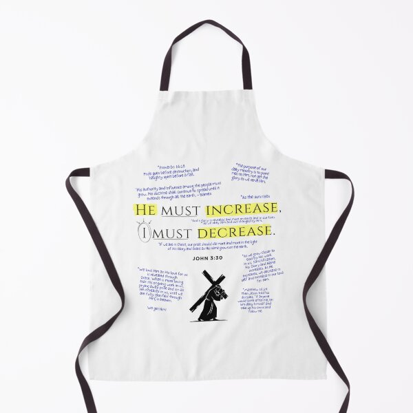 Item preview, He Must Increase I Must Decrease John 3:30 Christian Bible T-Shirt Inspirational Religious Christian Tee  designed and sold by Bee4Boy.
