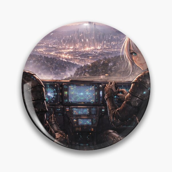 Item preview, Seraphina and Ashen, Cliffside Ride Overlooking the City designed and sold by Prayful.