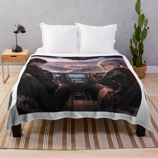 Item preview, Seraphina and Ashen, Cliffside Ride Overlooking the City designed and sold by Prayful.