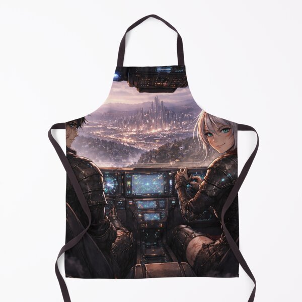 Item preview, Seraphina and Ashen, Cliffside Ride Overlooking the City designed and sold by Prayful.